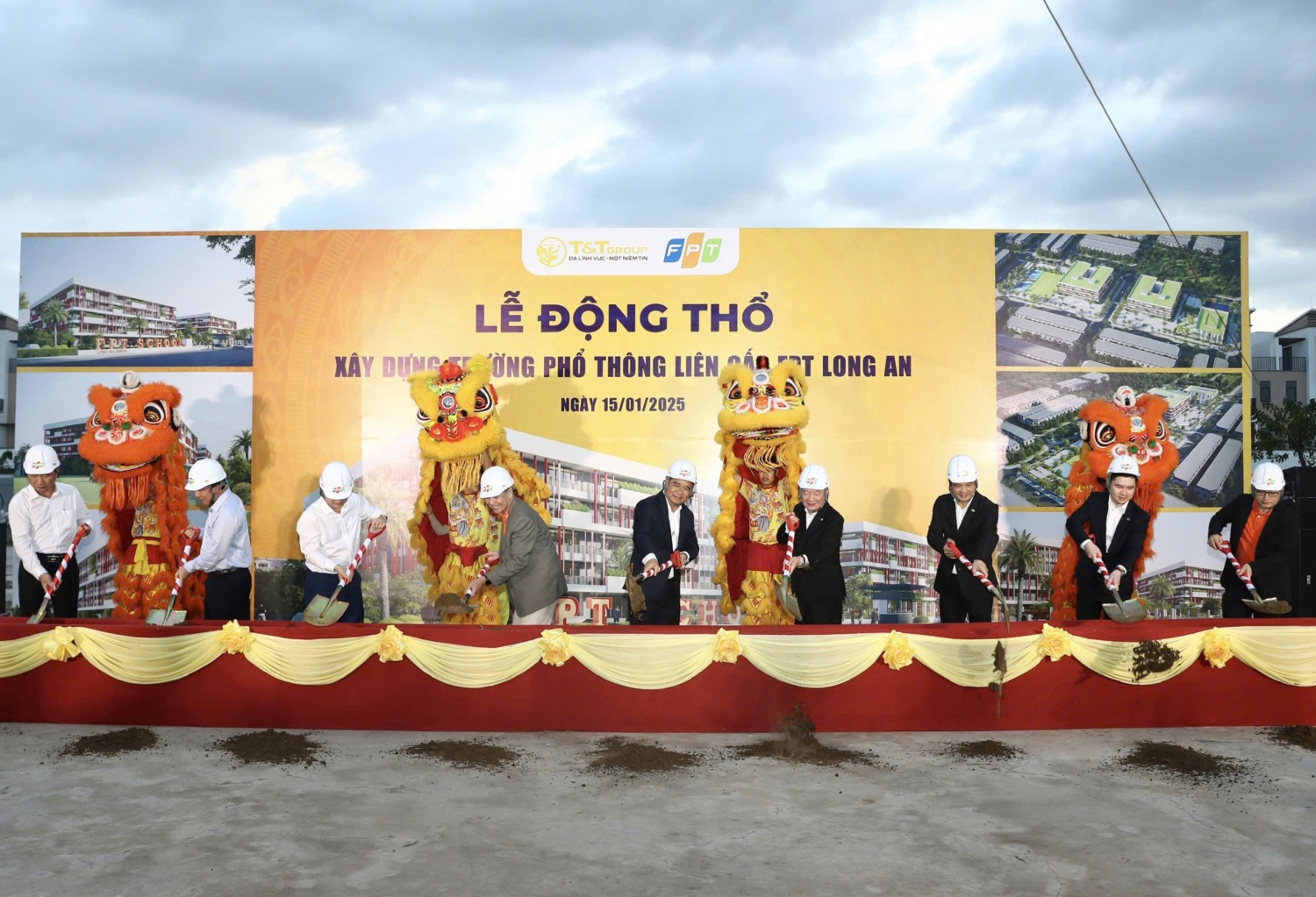 T&T Group đồng loạt khánh thành và triển khai xây dựng các công trình trọng điểm tại Long An