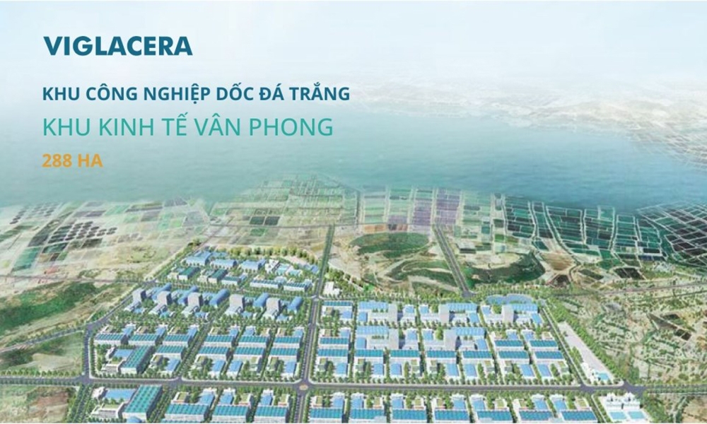 KCN Dốc Đá Trắng có diện tích 288ha. (Ảnh: Viglacera)