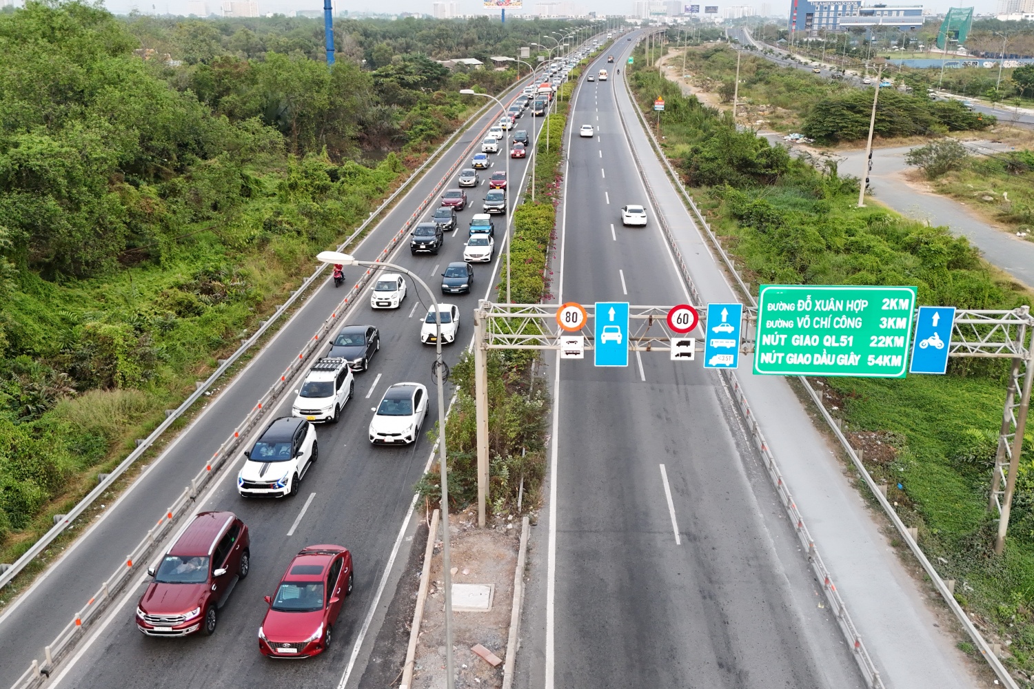 [Chùm ảnh] Cao tốc TP HCM - Long Thành - Dầu Giây sắp mở rộng gấp đôi