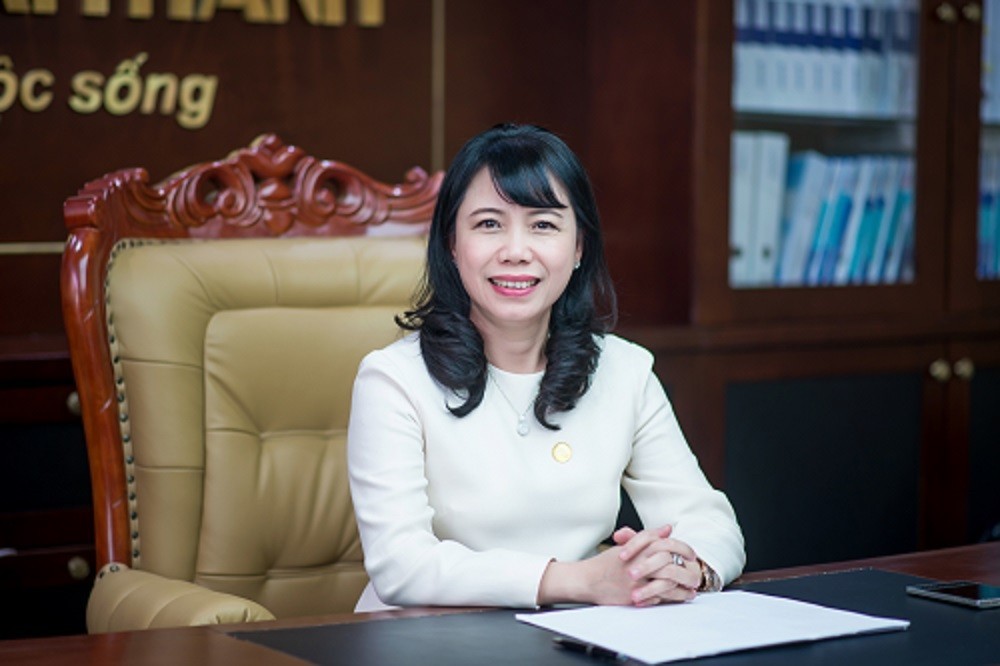 Bà Nguyễn Thị Mai Phương - Chủ tịch Tập đoàn Tân Á Đại Thành. Ảnh: Tân Á Đại Thành