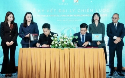NobleX Group công bố Đại lý phân phối độc quyền Dự án Noble Crystal Long Bien WorldHotels Residences.