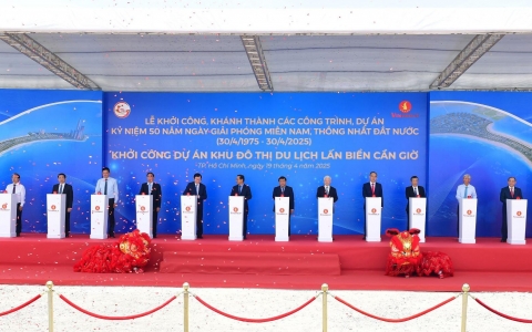 Vingroup khởi công siêu đô thị ESG hàng đầu thế giới Vinhomes Green Paradise