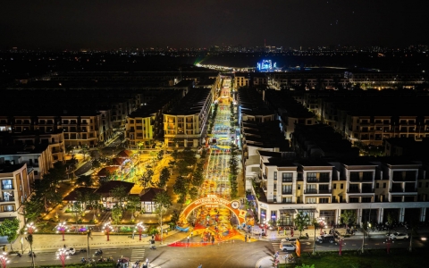 Thành phố Thiên niên kỷ T&T City Millennia bừng sáng trước đại nhạc hội