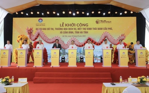 T&T Group khởi công Khu đô thị sinh thái 50 ha tại Hà Tĩnh