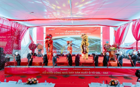 Khởi công nhà máy sản xuất ô tô vốn đầu tư 319 triệu USD tại Hưng Yên