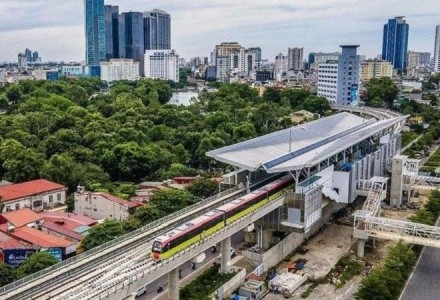 Metro Nhổn - Ga Hà Nội sắp vận hành đoạn trên cao đến Cầu Giấy từ tháng 9/2023