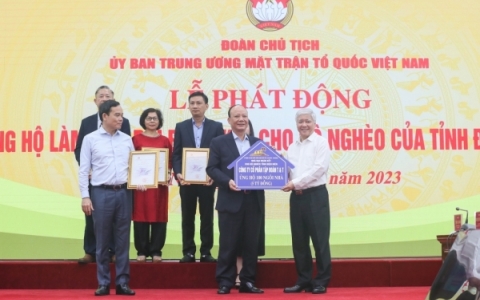 T&T Group ủng hộ 5 tỷ đồng hỗ trợ làm nhà cho người nghèo tỉnh Điện Biên