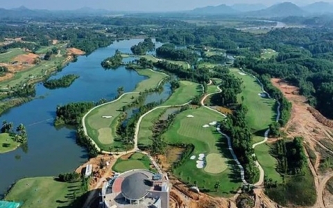 Hàng loạt sai phạm tại dự án sân golf Ngôi sao Yên Bái