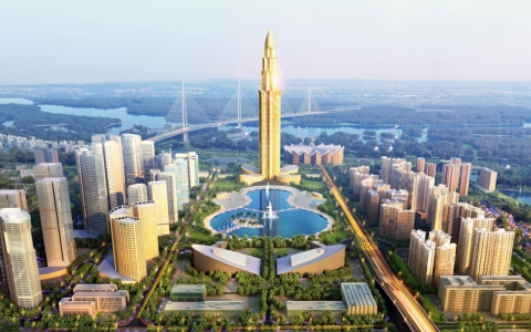 Tháp Tài chính 108 tầng một trong những tòa nhà cao nhất Đông Nam Á thi tuyển phương án kiến trúc