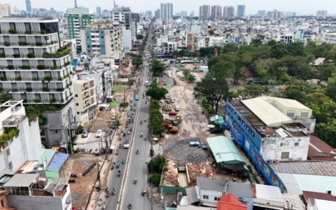 [Chùm ảnh] Dự án Metro số 2 sau 7 tháng di dời hạ tầng kỹ thuật