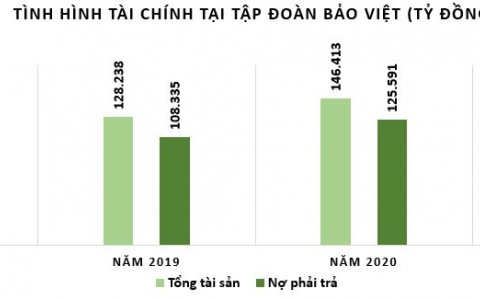 Tập đoàn Bảo Việt: Đòn bẩy nợ cao, hàng tồn kho đang tăng