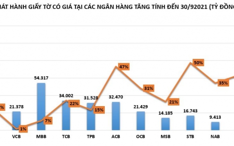 Ngân hàng 'chạy đua' phát hành giấy tờ có giá